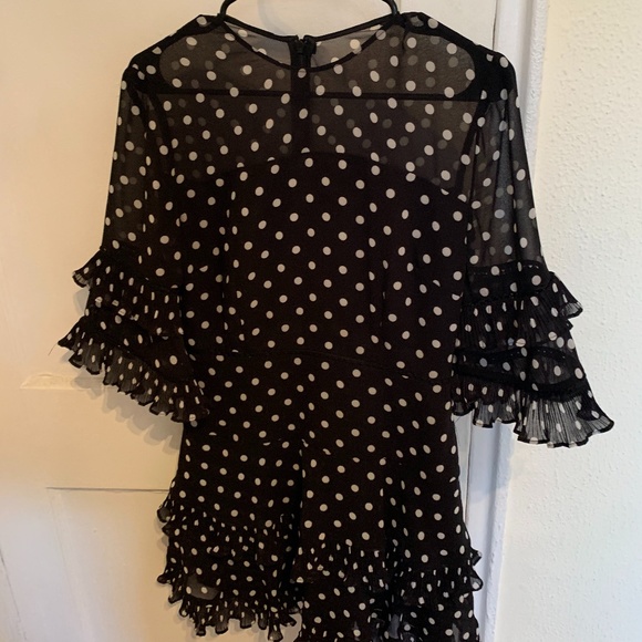 Keepsake Polka Dot Mini Dress - Picture 2 of 8
